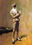 Arlequin debout 1966. Dipinto a olio 35 x 27 cm.jpg