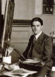 Pio Santini in his first Parisian studio, rue Daguerre 1933.jpg